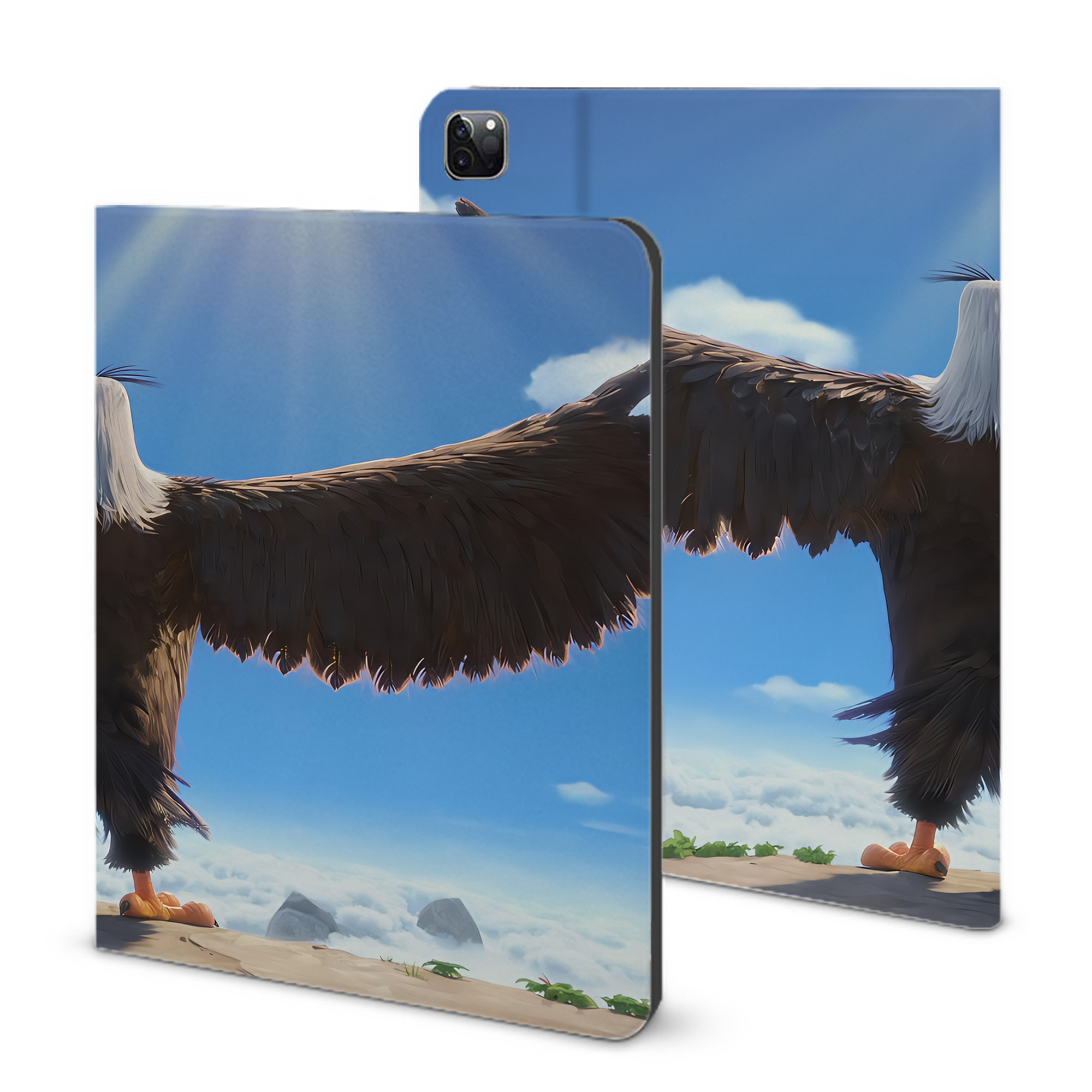 （画像用） Angry Birds アングリーバード IPad ケース ブック型 PUレザー TPU 耐衝撃 軽量 薄型 ペン収納なし 全面保護 IPad 各モデル対応